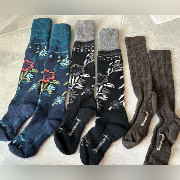 Smartwool 3 pairs of women’s knee-high socks - Picture 1 of 2